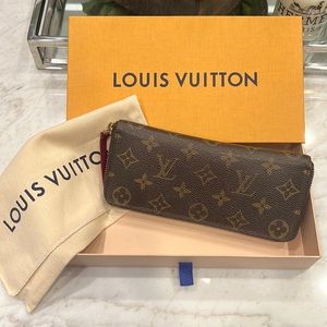 Louis Vuitton Monogram Clemence Zip Wallet